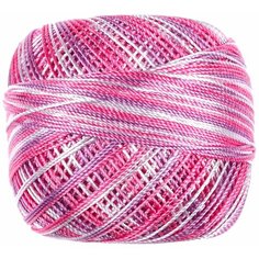 Пряжа Yarnart Tulip сиреневый/меланж (461), 100%микрофибра, 250м, 50г, 1шт