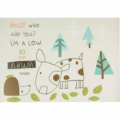 Альбом для рисования А4, 30л Kroyter Аnimals (100 г/кв. м)