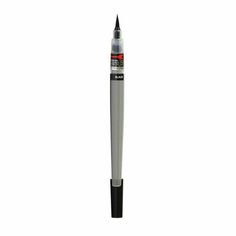 Кисть с краской Pentel Colour Brush Pigment нейлон круглая черный цвет