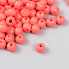 Бусины для творчества дерево "Бронзовая вишня" d-0,8 см, набор 20 гр Арт Узор