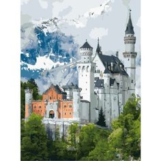 Картина по номерам Замок Нойшванштайн 40х50 см Hobby Home