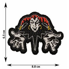 Нашивка, шеврон, патч (patch) Король и Шут Logo Рок Rock, размер 8,8*6,5 см Rocknrolla