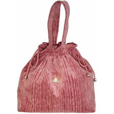 Органайзер. Проектная сумка для вязания, рукоделия, клубочница, розовая с короной Нет бренда