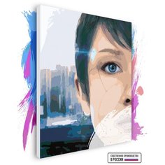 Картина по номерам на холсте Detroit Become Human, 100 х 120 см Красиво Красим