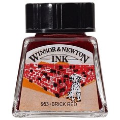 Тушь W&N Drawing Ink, 14 мл, кирпично-красный Winsor Newton WN1005040