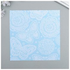 Набор бумаги для скрапбукинга "Шебби-шик №5", 15х15 см, 5 листов, 160 г/м2 Невская палитра