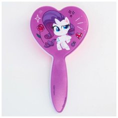 Расческа массажная в форме сердца "Рарити", My Little Pony нет бренда