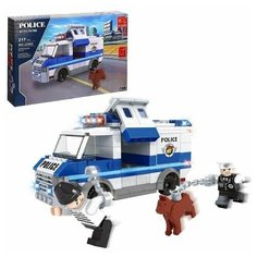 Конструктор Полиция «Побег преступника», 217 деталей Ausini