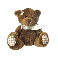 Мягкая игрушка Мишка с бантом, 16см. ИНТЭК