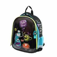 Ранец Först F-Glow «Monster party» 37×29.5×16 см, 2 отделения, 2 кармана, анатомическая спинка Forst