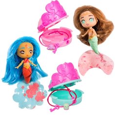Куклы сюрприз SEASTERS СиСтерс Подарочный набор 2 в 1 Принцессы русалки Майлин и Грейс, с аксессуарами и питомцами, для девочки