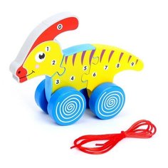 Деревянный конструктор «Каталка» микс NO Name