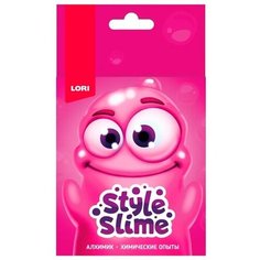 Набор химических опытов LORI Style Slime "Розовый" (Оп-097)