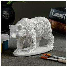 Фигура для раскраски "Медведь" 10х13х6см Хорошие сувениры