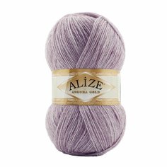 Пряжа ALIZE Angora Gold, дамчато-лиловый - 882, 20% шерсть, 80% акрил, 5 мотков, 100 г, 550 м.