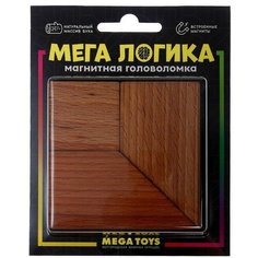 Магнитная головоломка по системе раннего развития Никитина, 3 детали Мега Тойс