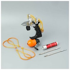 Рогатка рыболовная, 2 жгута, 2 стрелы, с лазерным целеуказателем Noname