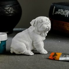 Хорошие сувениры Фигура под роспись "Бульдог" 7х7х5см