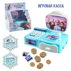 Обучающая касса-калькулятор «Анна и Эльза», Холодное сердце, с аксессуарами, свет и звук Disney