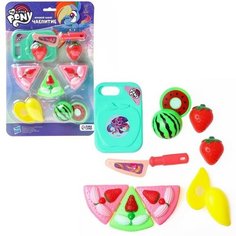 Игровой набор «Чаепитие», My Little Pony, тортик и фрукты на липучках Hasbro