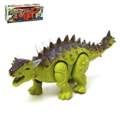 Динозавр «Анкилозавр» работает от батареек, световые и звуковые эффекты, цвет зелёный 1 Toy