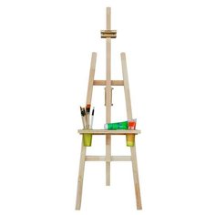 Мольберт напольный Туюкан "Лира", дерево, с 2 стаканчиками (Т0012164)