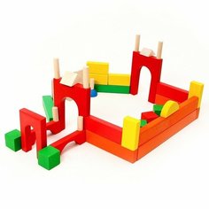 Лесная мастерская Конструктор деревянный «‎Красочный замок»‎