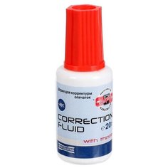 Корректирующая жидкость на химической основе 20 мл Koh-I-Noor быстросохнущая, с кисточкой (10 шт)