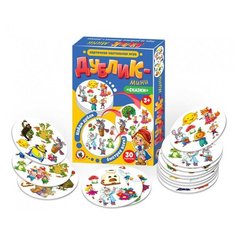 Настольная игра Дублик-мини Сказки (30 карточек),02481 Русский стиль