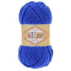 Пряжа Alize Softy василёк (141), 100%микрополиэстер, 115м, 50г, 1шт