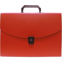 Папка-портфель Бюрократ -BPP13RED, 13 отделений, A4, красный
