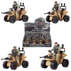 Фигурка солдатика на боевой машине Junfa Toys