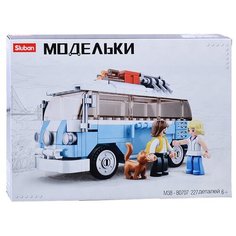 Конструктор Модельки «Минивен», 227 деталей Sluban
