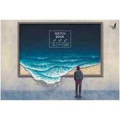 Канц-Эксмо (Listoff, Unnika Land) Скетчбук "Sketchbook. Океан", А5+, 80 листов