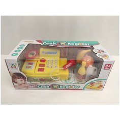 Набор "Магазин" (весы + касса+продукты) муз, свет. в/к 28*13*11,5 Нет бренда