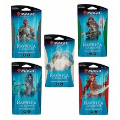 MTG: Набор из 5 тематических бустеров разных гильдий издания Ravnica Allegiance на английском языке Magic: The Gathering
