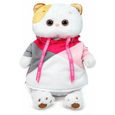 Мягкая игрушка BUDI BASA Кошка Ли-Ли в разноцветной толстовке 24 см LK24-085