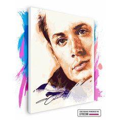 Картина по номерам на холсте Сверхъестественное - Dean Winchester (by LiLen), 100 х 120 см Красиво Красим