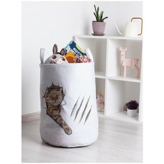 Корзина для игрушек JoyArty "Озорной кот" 35x50 см