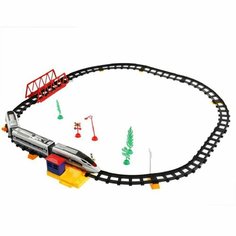Железная дорога (Скоростной пассажирский поезд) Размер в собранном виде:264х10х5см. Играем вместе
