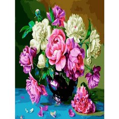 Картина по номерам Шик пионов 40х50 см Hobby Home