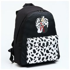 Рюкзак молод Злодейки, 42х31х15 см, отд на молнии, н/карман, черный Disney