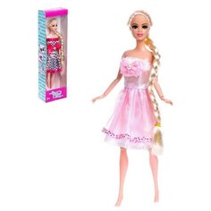 Кукла-модель шарнирная «Алена» в платье, микс Noname