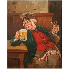 Картина по номерам Кружка пенного 40х50 см 000 Art Hobby Home