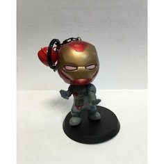 Фигурка - брелок Марвел Железный Человек красный 10 см, на подставке 2 в 1, MARVEL, Star-Lord Original Toys