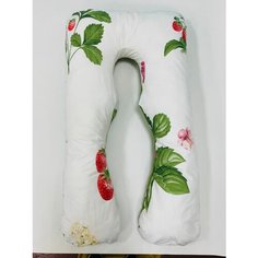Подушка анатомическая для беременных Sleeping Place + дополнительный съемный чехол 100% хлопок
