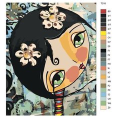 Картина по номерам Т316 "Кукла Василиса" 40х50 Brushes Paints