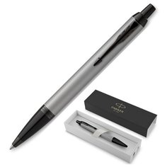 Ручка шариковая Parker IM Achromatic K317 (CW2127752) Matt Grey M син. черн. подар. кор.