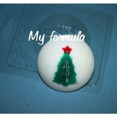 Шар Елка - форма для мыла пластиковая MY Formula