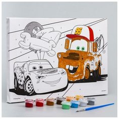 Картина по номерам ТероПром 5142398 "Маккуин" 20 х 30 см, Тачки